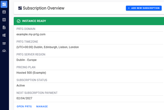 Subscription Overview
