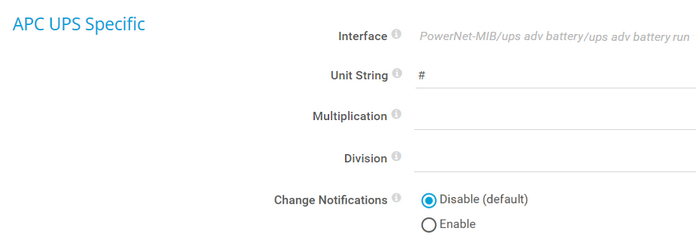 APC UPS Specific APC UPS Specific